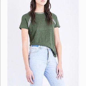 Maje Green Embellished Tee